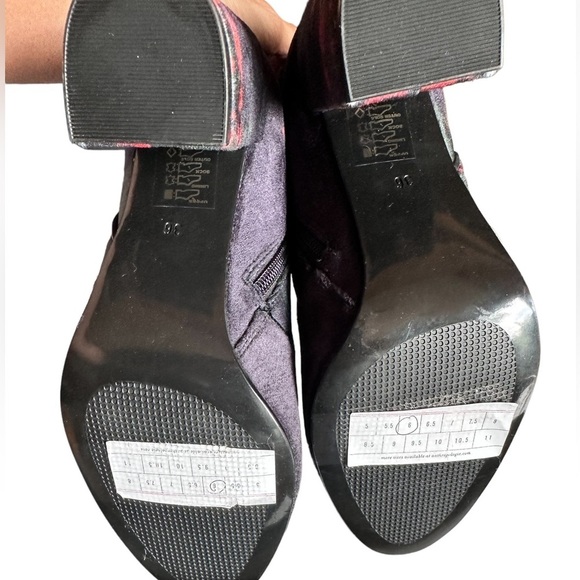 Anthropologie Bruno Premie Velour Booties - Picture 6 of 9